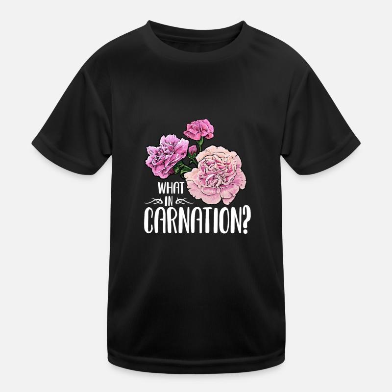 Fleuriste Amateurs de fleurs Œillets Fleurs Jardinier T-shirt sport Enfant