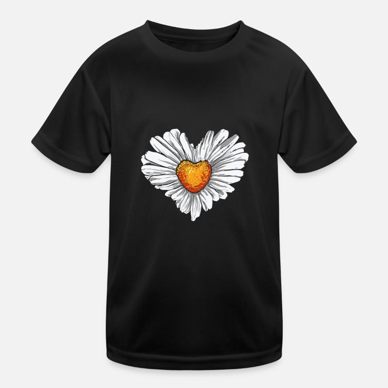 Gänseblümchen Gartenarbeit Gärtner Hobbygärtner - Kinder Funktions-T-Shirt - Schwarz