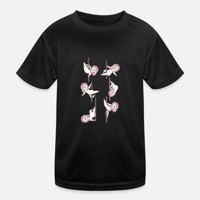 Licorne Pole Dance Pole Dance Danseuse T-shirt sport Enfant