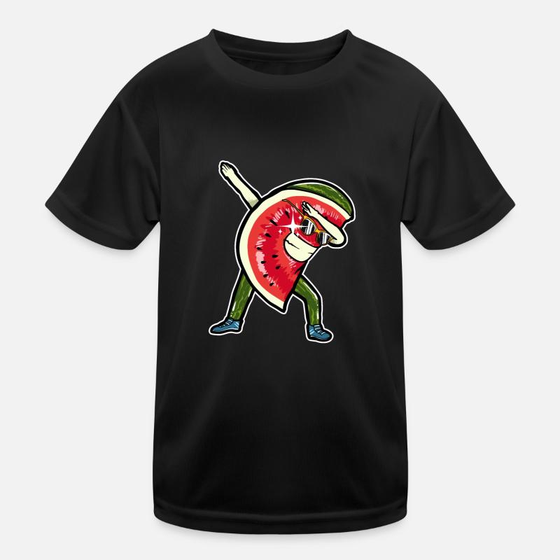 Dabbing Dab Dabbende Pastèque Melon Été T-shirt sport Enfant