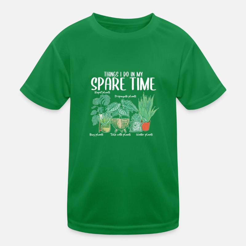 Gärtner Gartenarbeit Hobbygärtner Sprüche Kinder Funktions-T-Shirt