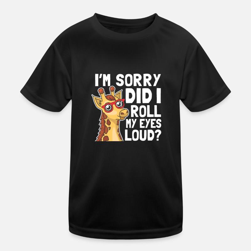 Did I Roll My Eyes Out Loud Sarkasmus Ironie Kinder Funktions-T-Shirt