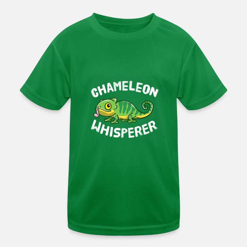Funny Chameleon Lover Chameleon Whisperer Kids Functional T-Shirt