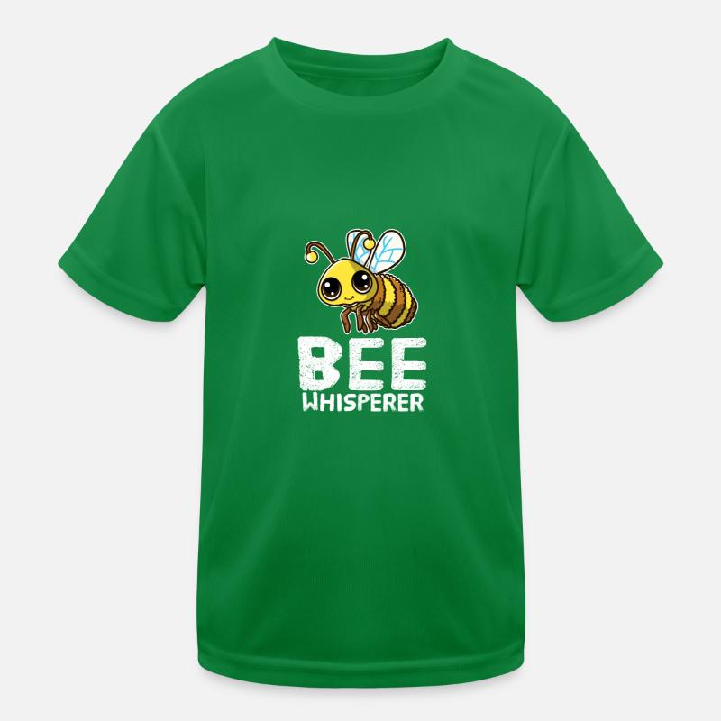 Funny Bee Lover Bee Whisperer Kids Functional T-Shirt
