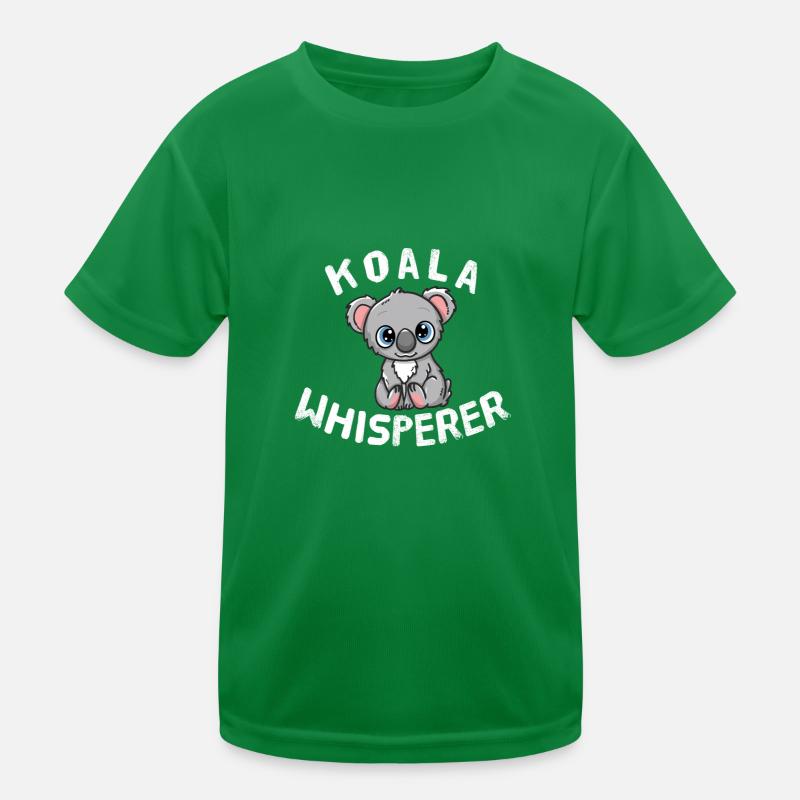 Funny Koala Lover Koala Whisperer Kids Functional T-Shirt