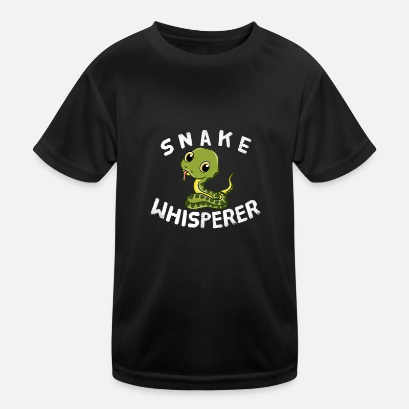 Funny Snake Lover Snake Whisperer Kids Functional T-Shirt