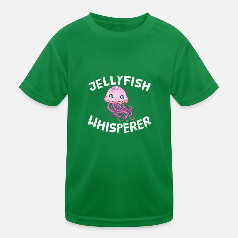 Funny Jellyfish Lover Jellyfish Whisperer Kids Functional T-Shirt