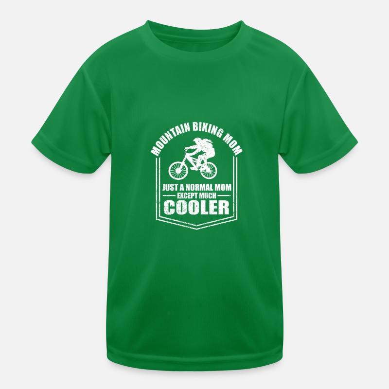 Mountainbiking Mom Radler Mutter Sprüche Muttertag Kinder Funktions-T-Shirt