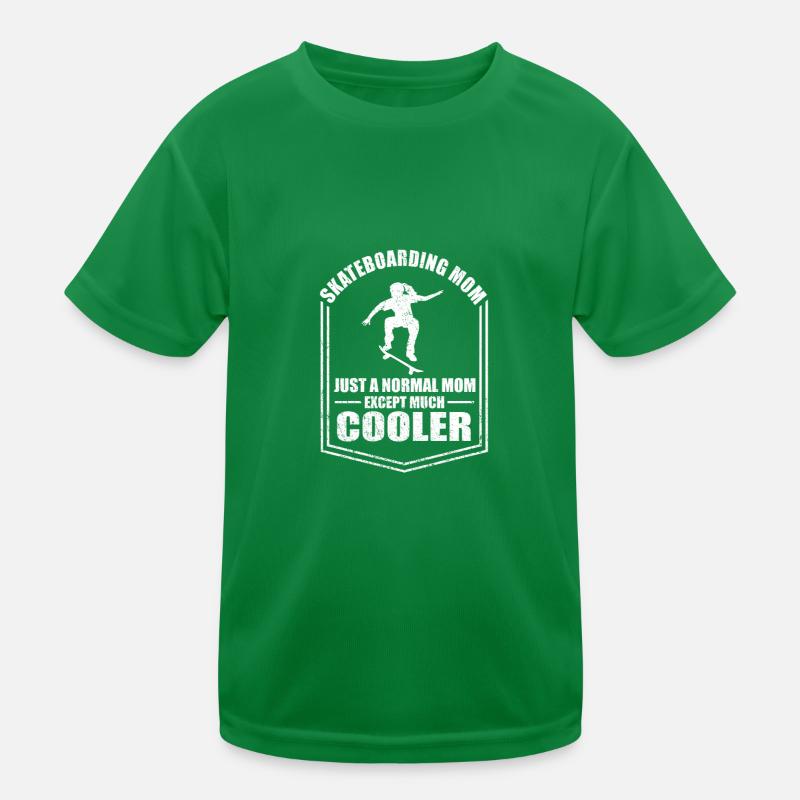 Skateboarden Mama Lustige Mutter Sprüche Muttertag Kinder Funktions-T-Shirt