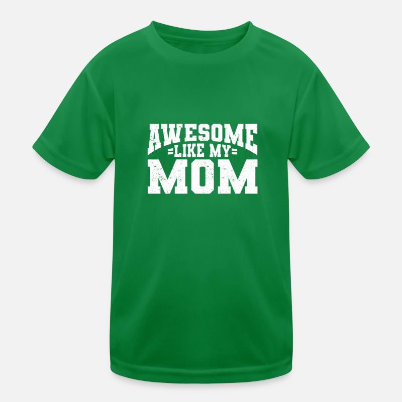 Muttertag Mama Geschenkidee Sohn Tochter Sprüche Kinder Funktions-T-Shirt