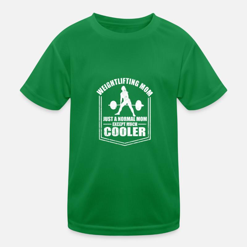 Gewichtheben Mama Lustige Mutter Sprüche Muttertag Kinder Funktions-T-Shirt
