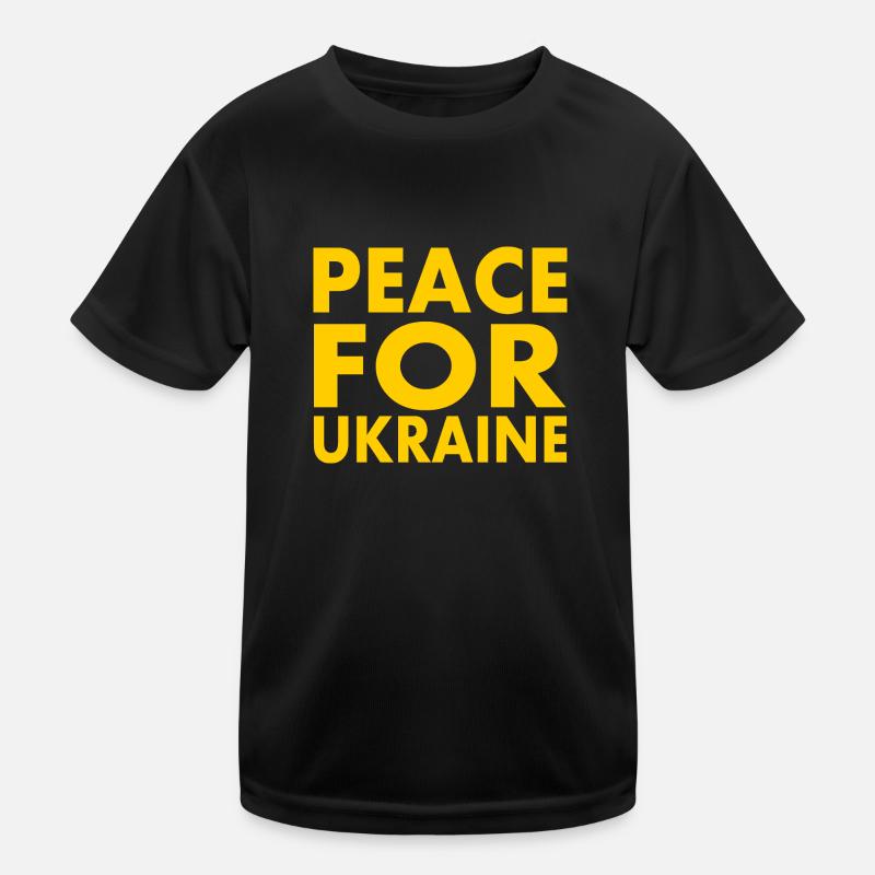 Peace for ukraine T-shirt sport Enfant