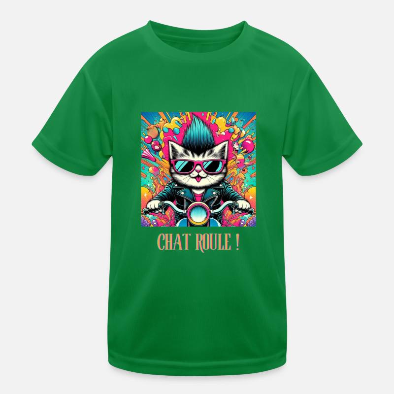 Chat roule ! T-shirt sport Enfant
