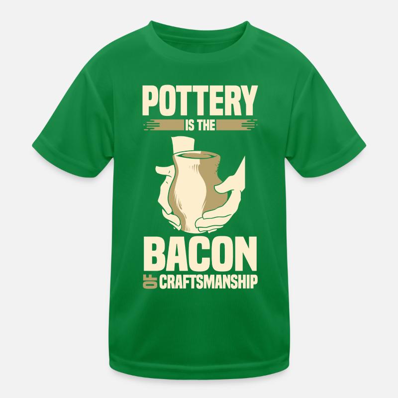 Töpfern Kinder Funktions-T-Shirt