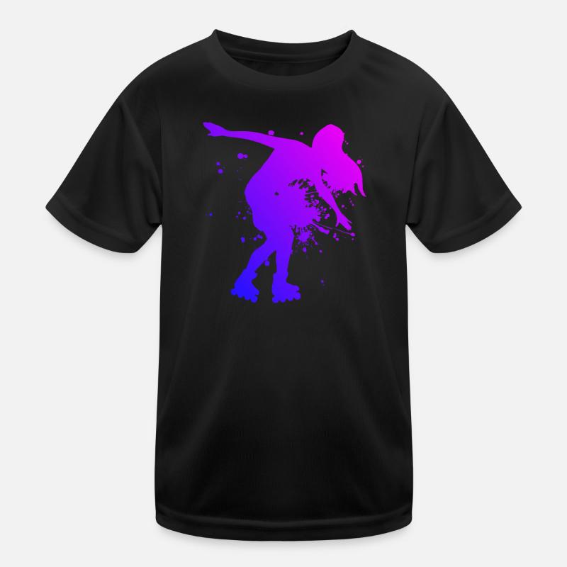 Roller Roller Roller Skating Féminin T-shirt sport Enfant