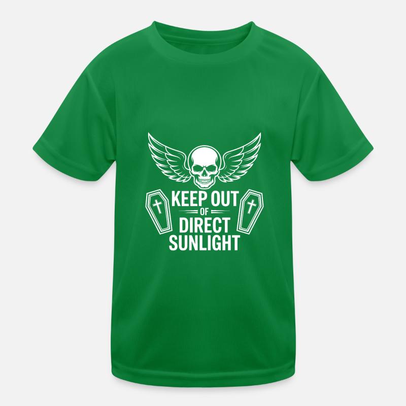 Tenir à l’abri de la lumière directe du soleil ! Vampire Goth Emo T-shirt sport Enfant