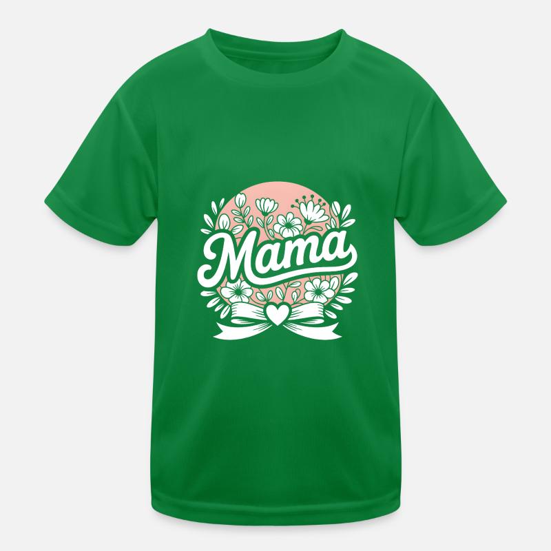Mama Mutter Muttertaggeschenk Kinder Funktions-T-Shirt