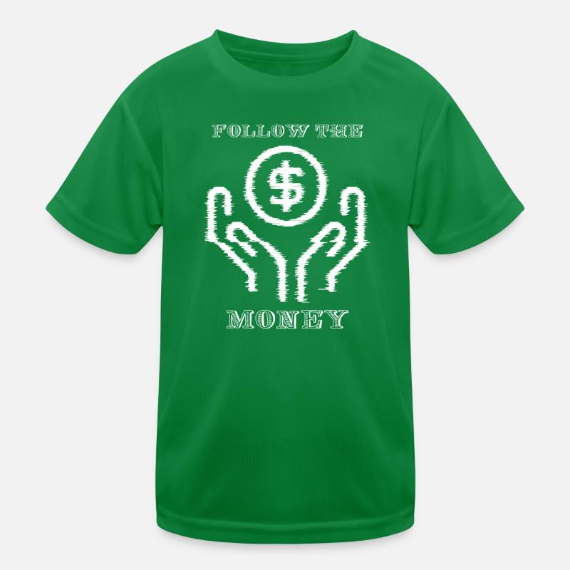 Suivez le graphique de l’argent T-shirt sport Enfant