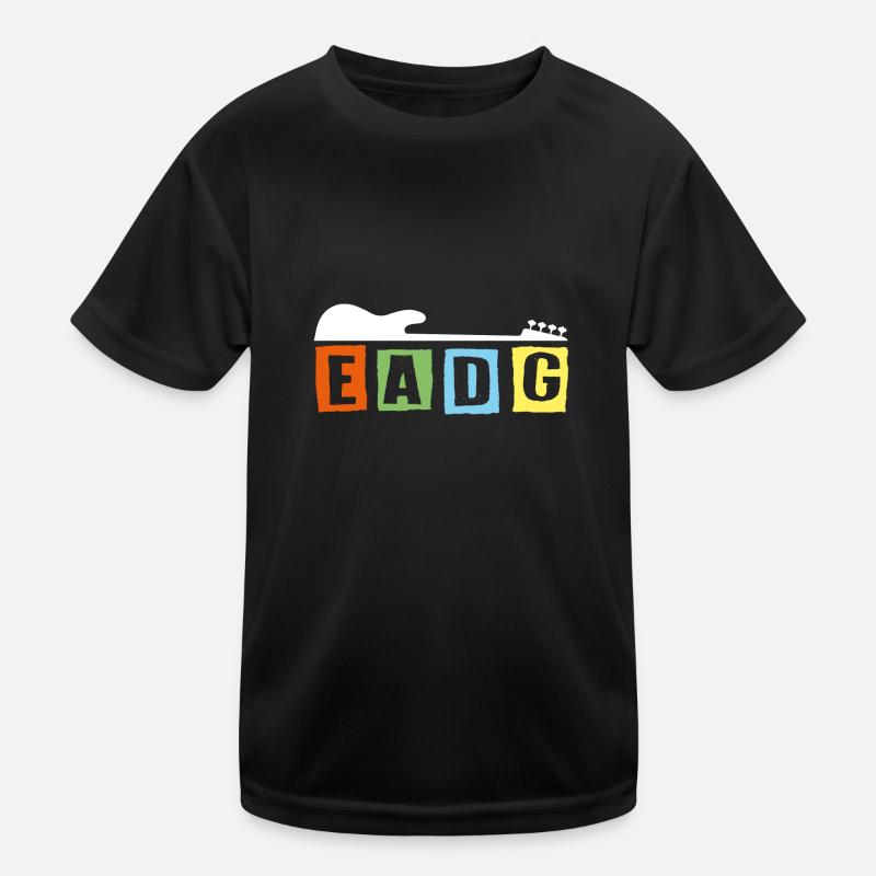 Je n’écoute que des partitions de basse EADG pour les bassistes T-shirt sport Enfant