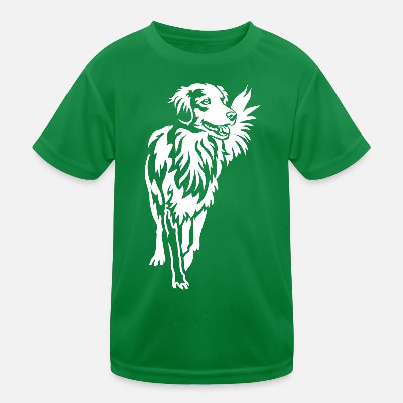 Duck tolling Retriever "Black Edition" Kids Functional T-Shirt