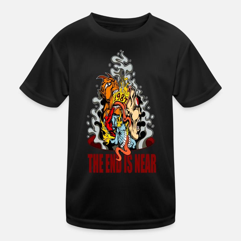 Das Ende ist nahe Kinder Funktions-T-Shirt