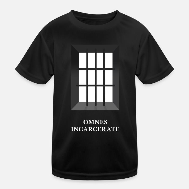 Omnes_incarcerate - Kinder Funktions-T-Shirt - Schwarz