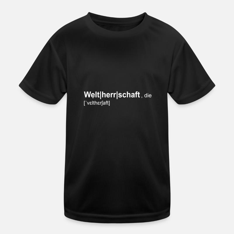 Weltherrschaft Kinder Funktions-T-Shirt