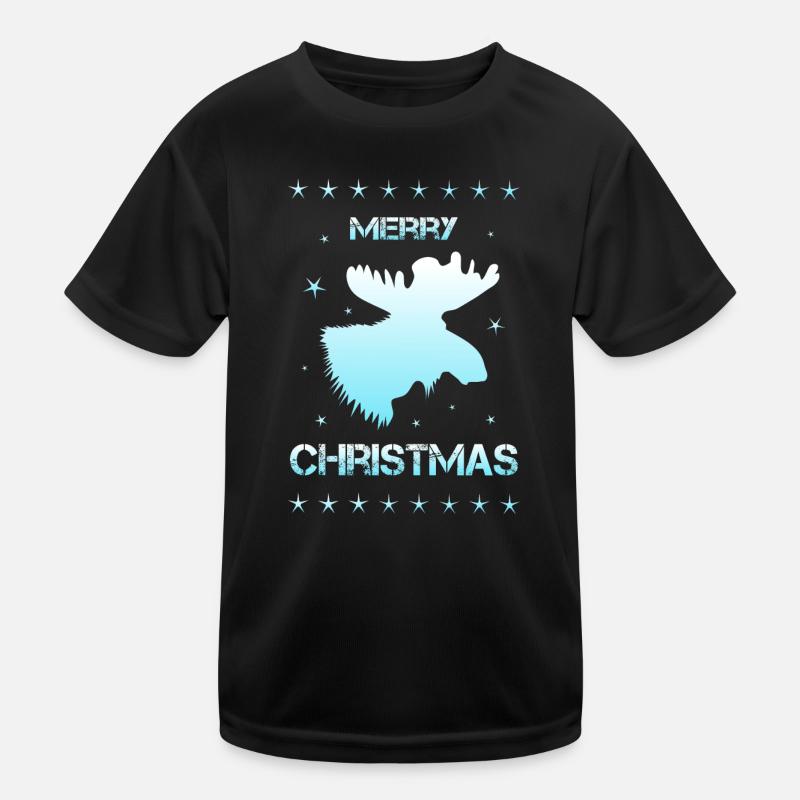 Merry Christmas moss Kids Functional T-Shirt