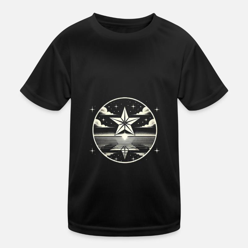 Celestial Body, Gift Idea, Starry Sky Comet L Kids Functional T-Shirt