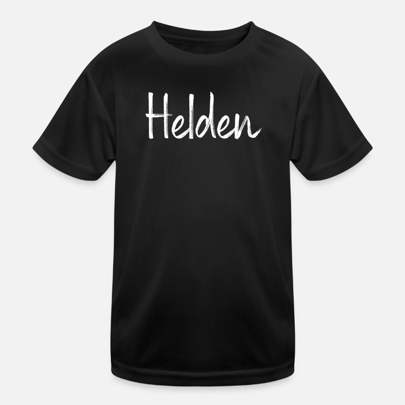 Helden Held Heldin Sieger Gewinner Kinder Funktions-T-Shirt