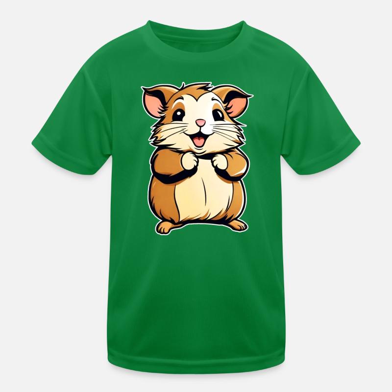 Hamster doré mignon T-shirt sport Enfant