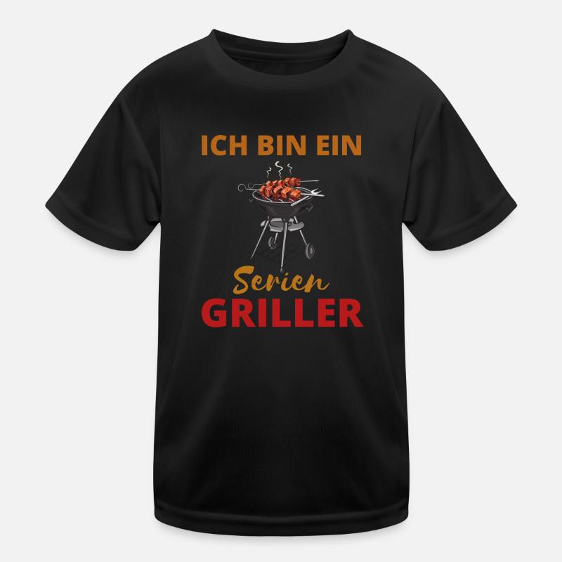 I'm a serial griller grill master funny Kids Functional T-Shirt