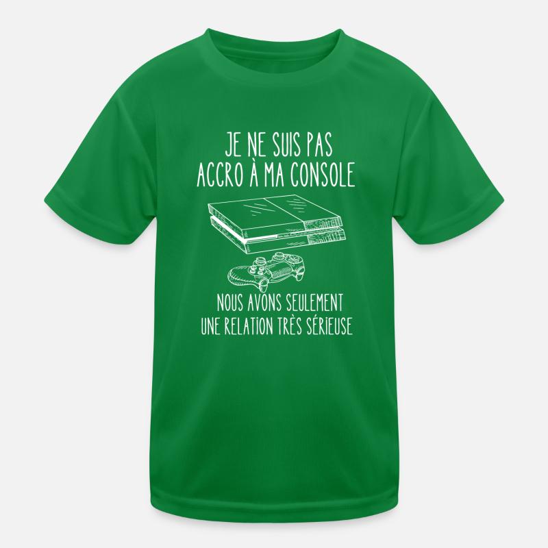 accro à ma console T-shirt sport Enfant