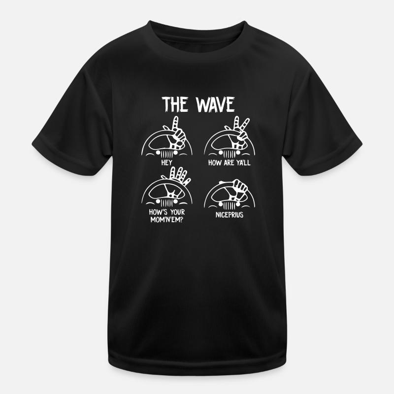 The Wave Jeep Kinder Funktions-T-Shirt