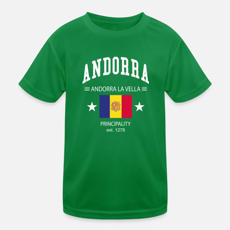 Andorra Kids Functional T-Shirt