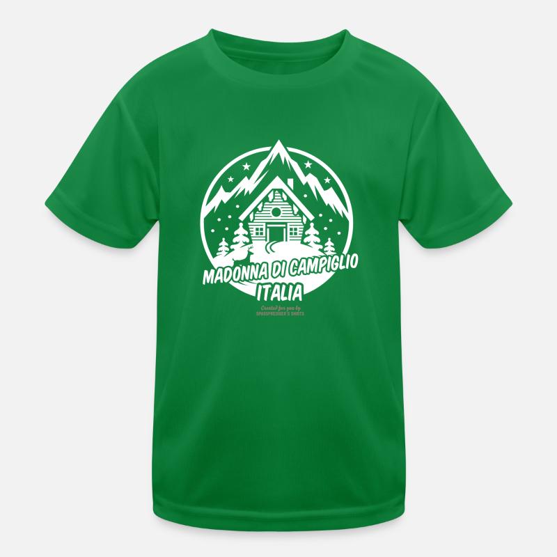 Madonna di Campiglio Ski Resort Kids Functional T-Shirt