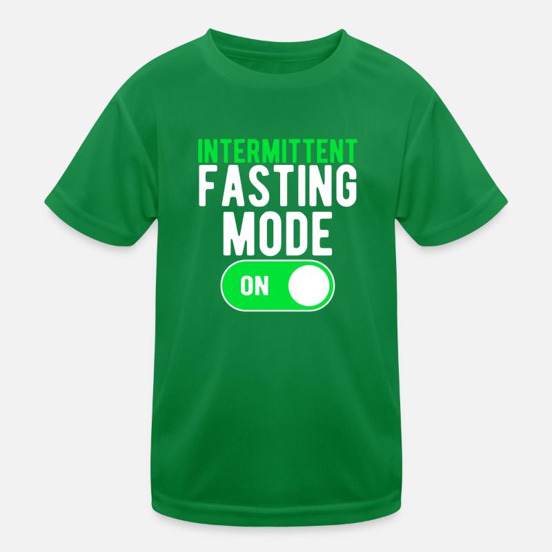 Mode de jeûne intermittent ON Régime de musculation T-shirt sport Enfant