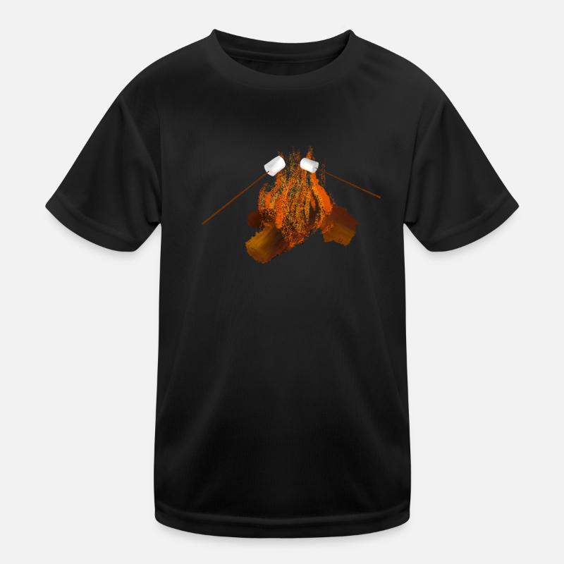 Bonfire with marshmallows Kids Functional T-Shirt