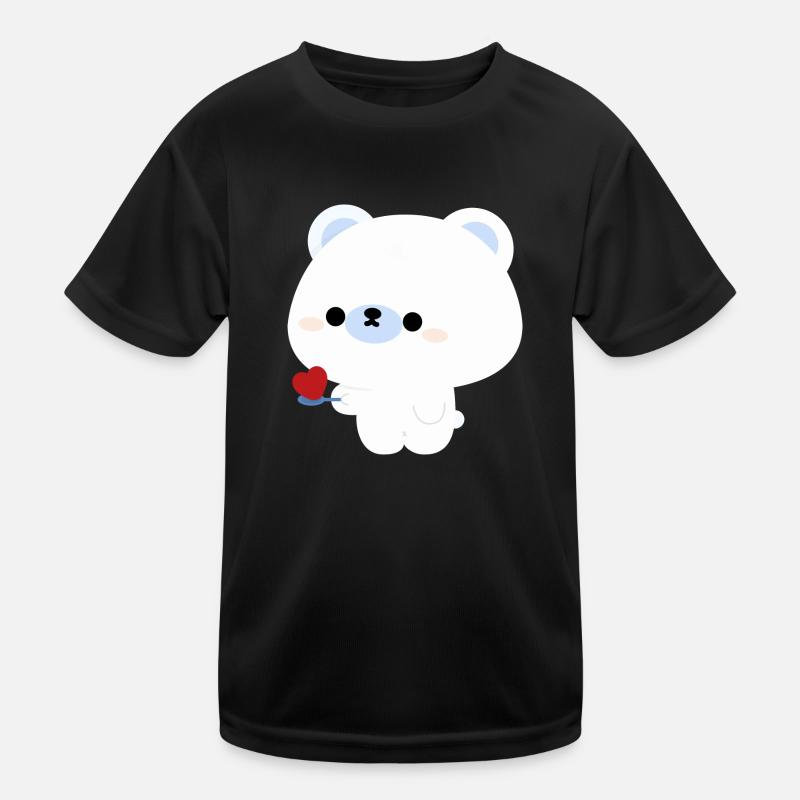 Polar Bear Feeding Part 1 Kids Functional T-Shirt