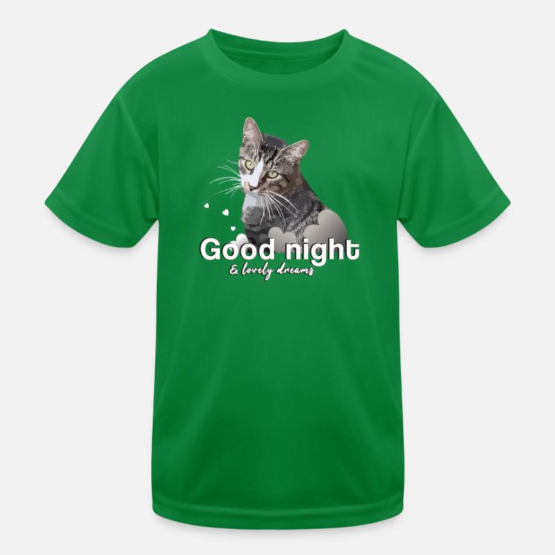 Schlafshirt gute Nacht good night Kinder Funktions-T-Shirt