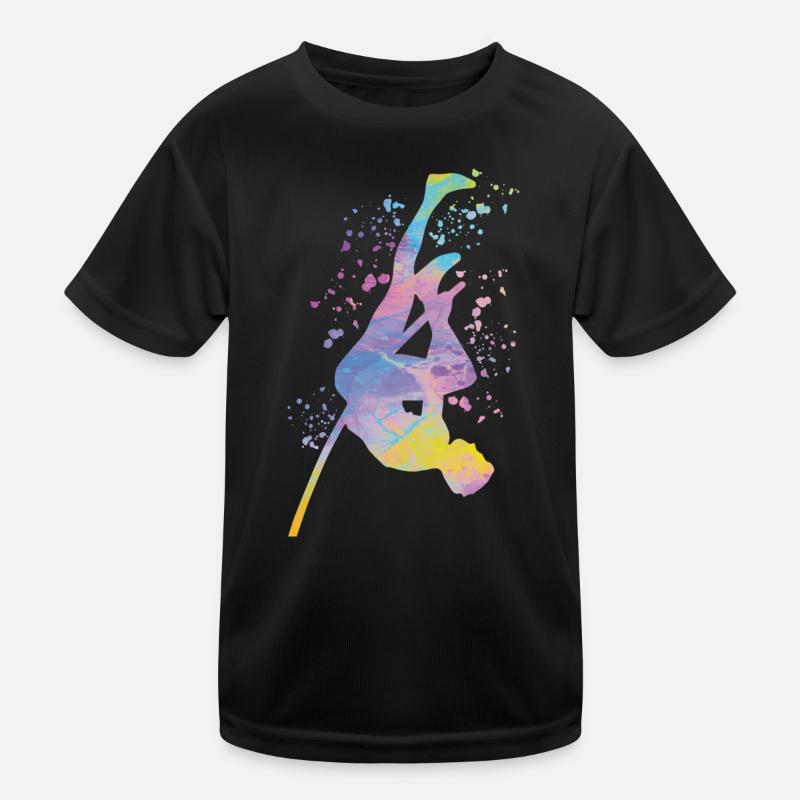 Pole Vaulter Kids Pole Vault Kids Functional T-Shirt