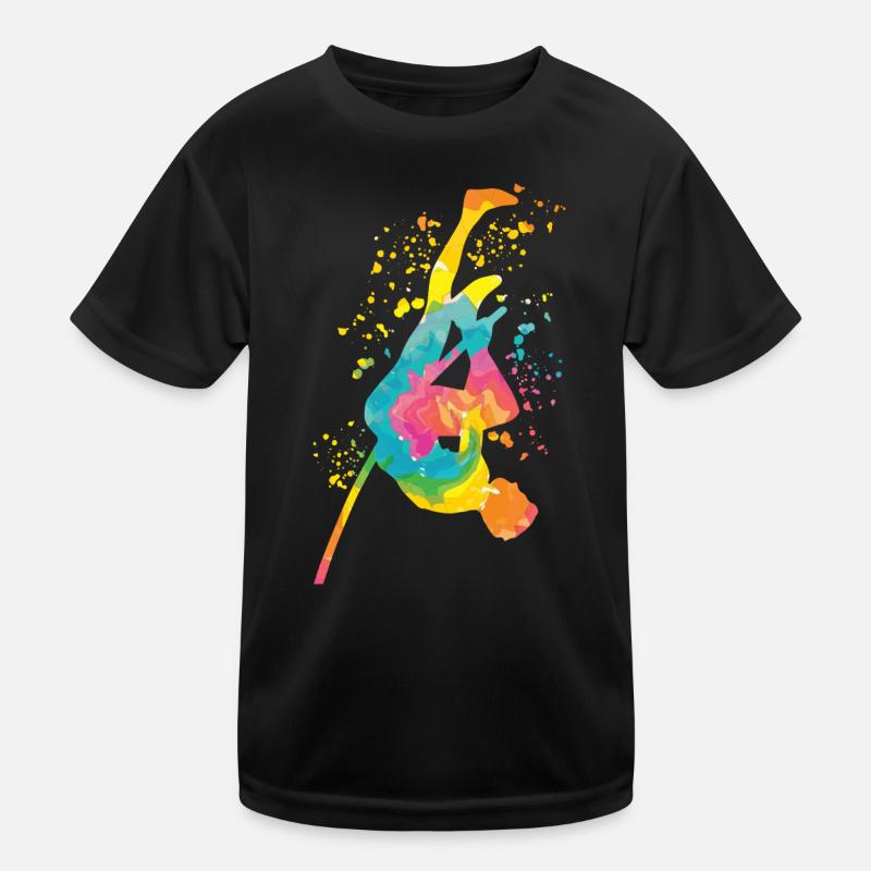 Pole Vaulter Kids Pole Vault Kids Functional T-Shirt