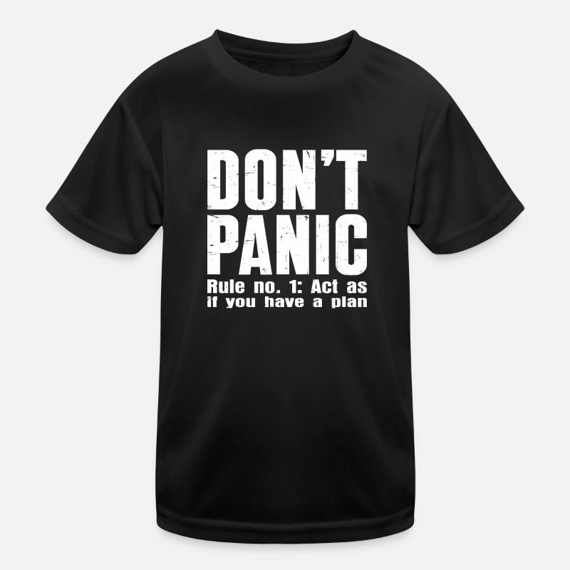 Don't Panic – Confidentiality Mode: ON Kids Functional T-Shirt