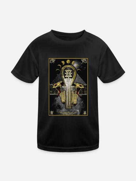 Ancient Night - Kids Functional T-Shirt - black - Front