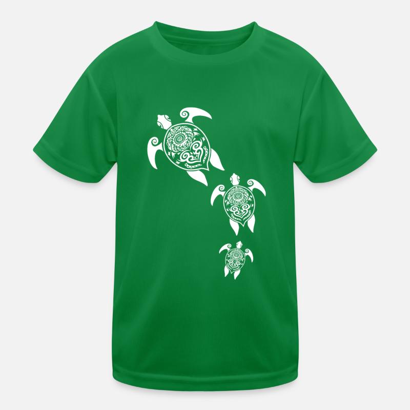Maori Turtles Group Tattoo Gift Idea Kids Functional T-Shirt