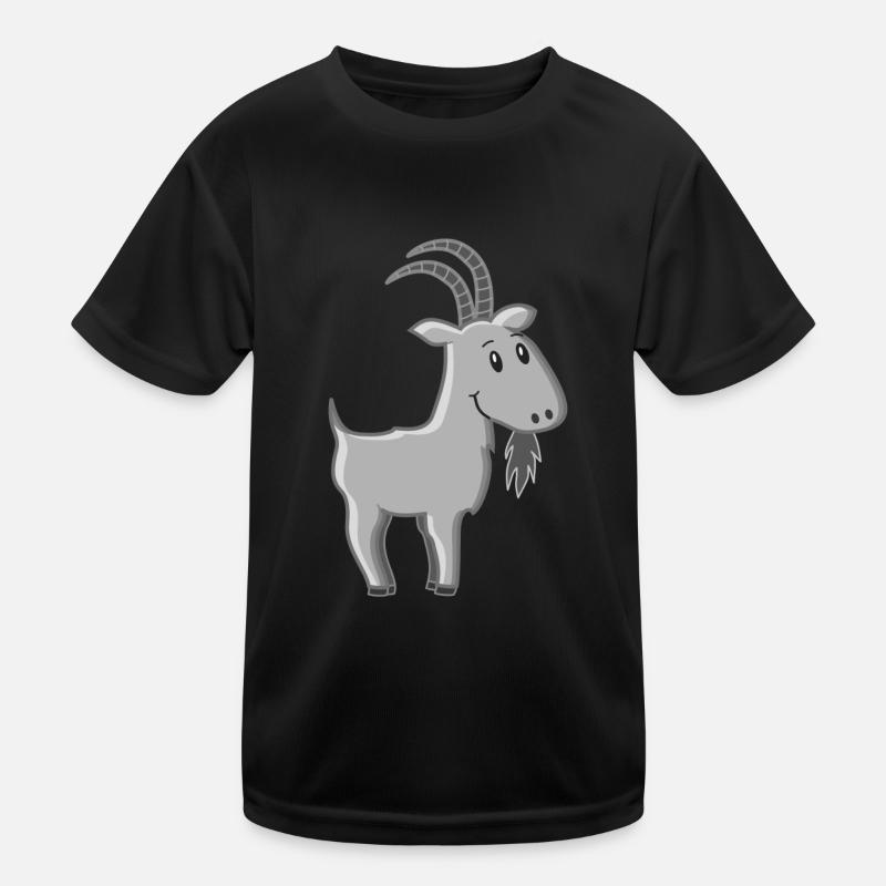 Caricature de chèvre Billy T-shirt sport Enfant