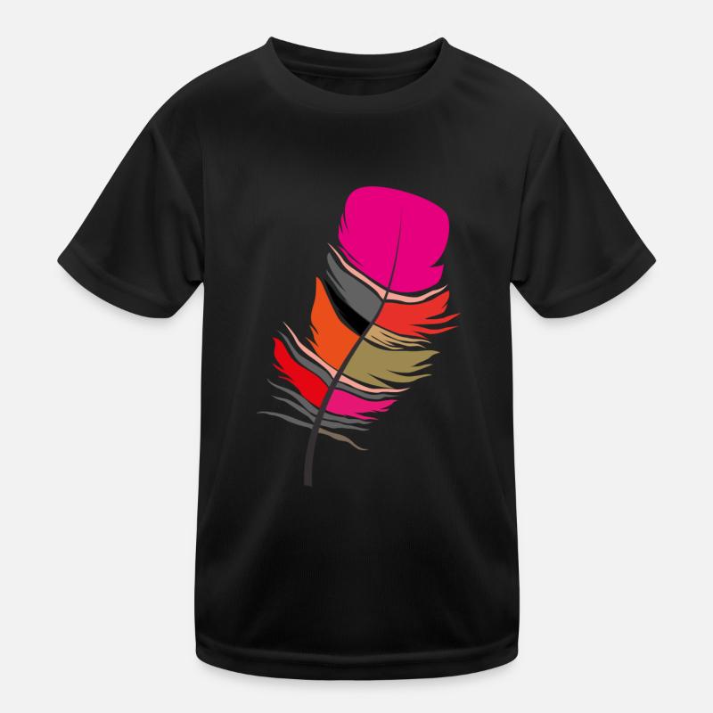 parrot feather Kids Functional T-Shirt