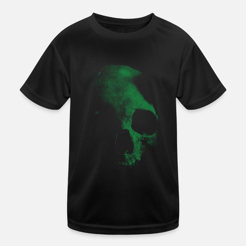 Alter Schädel Kinder Funktions-T-Shirt