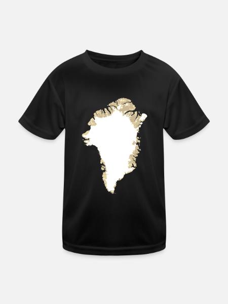 Groenland - T-shirt sport Enfant - noir - Devant