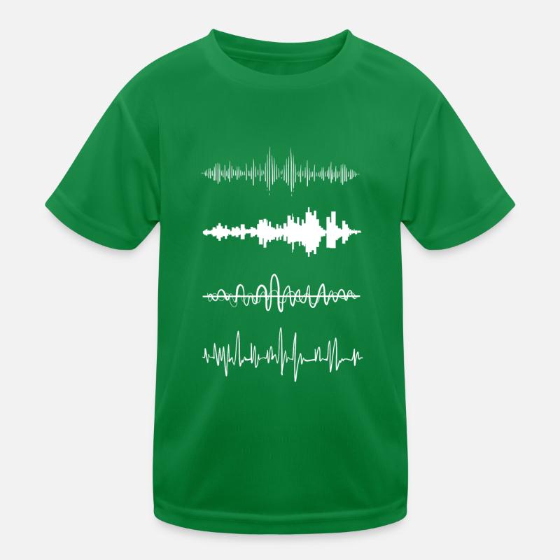 Sound waves DJ. Poison Kids Functional T-Shirt